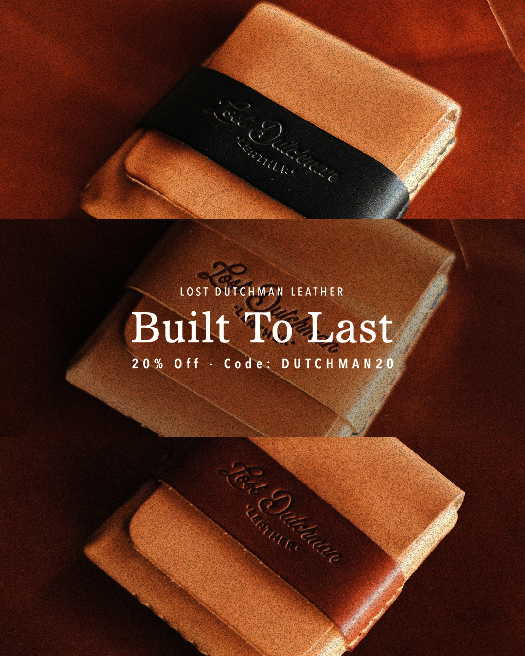 Lost Dutchman Leather Goods Facebook ad