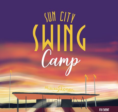 Sun City Swing Facebook ad: Sun City Swing Camp 2026!