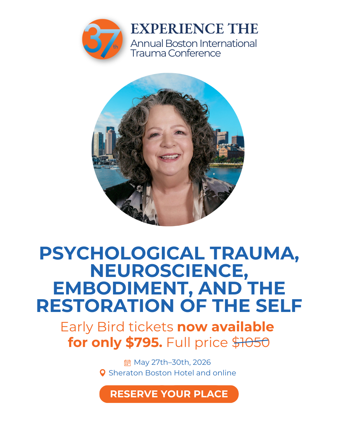 Trauma Research Foundation Facebook ad: Early Bird Sale Now Live