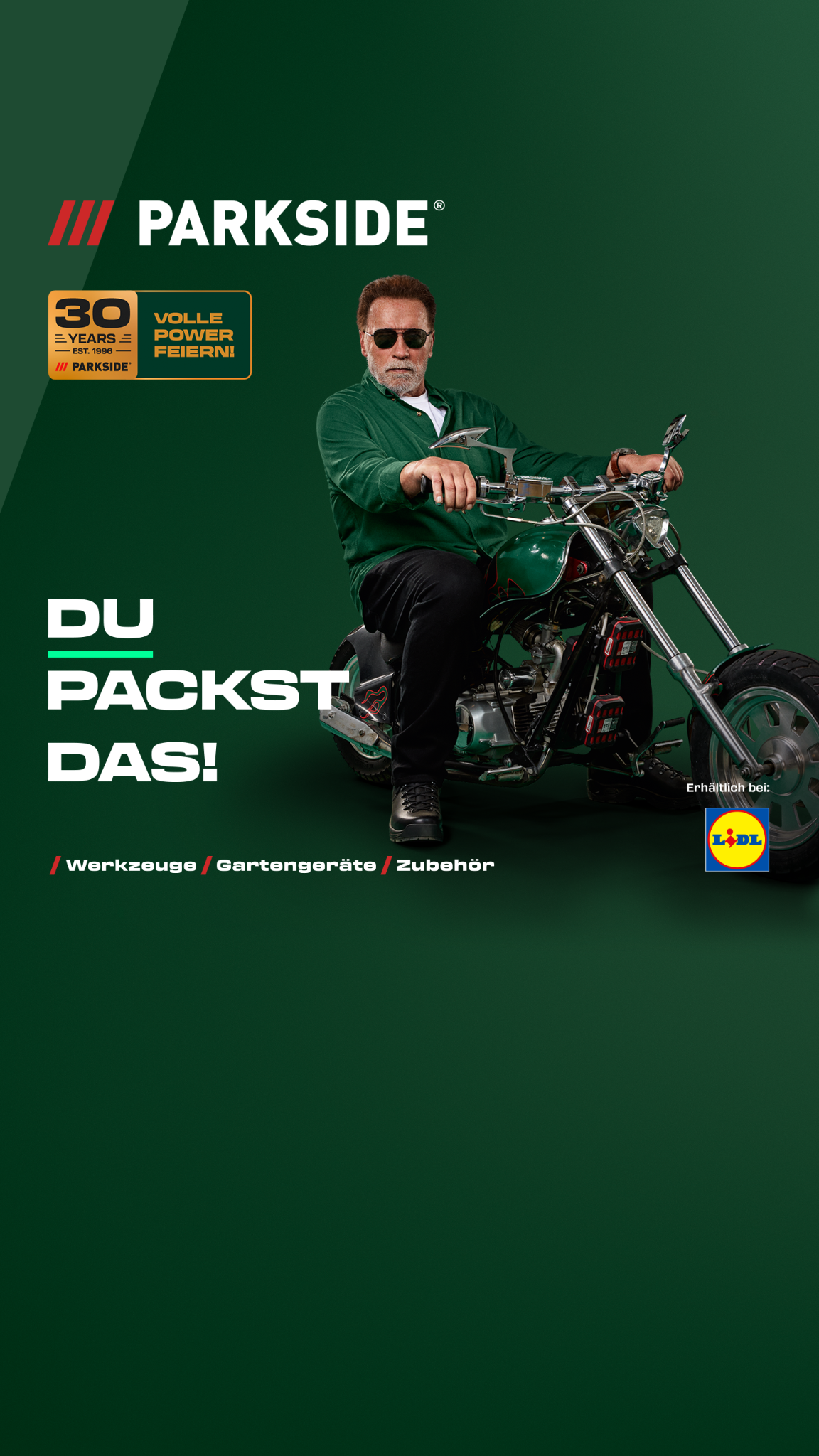 Parkside DIY Österreich Facebook ad: Was für eine Reise!