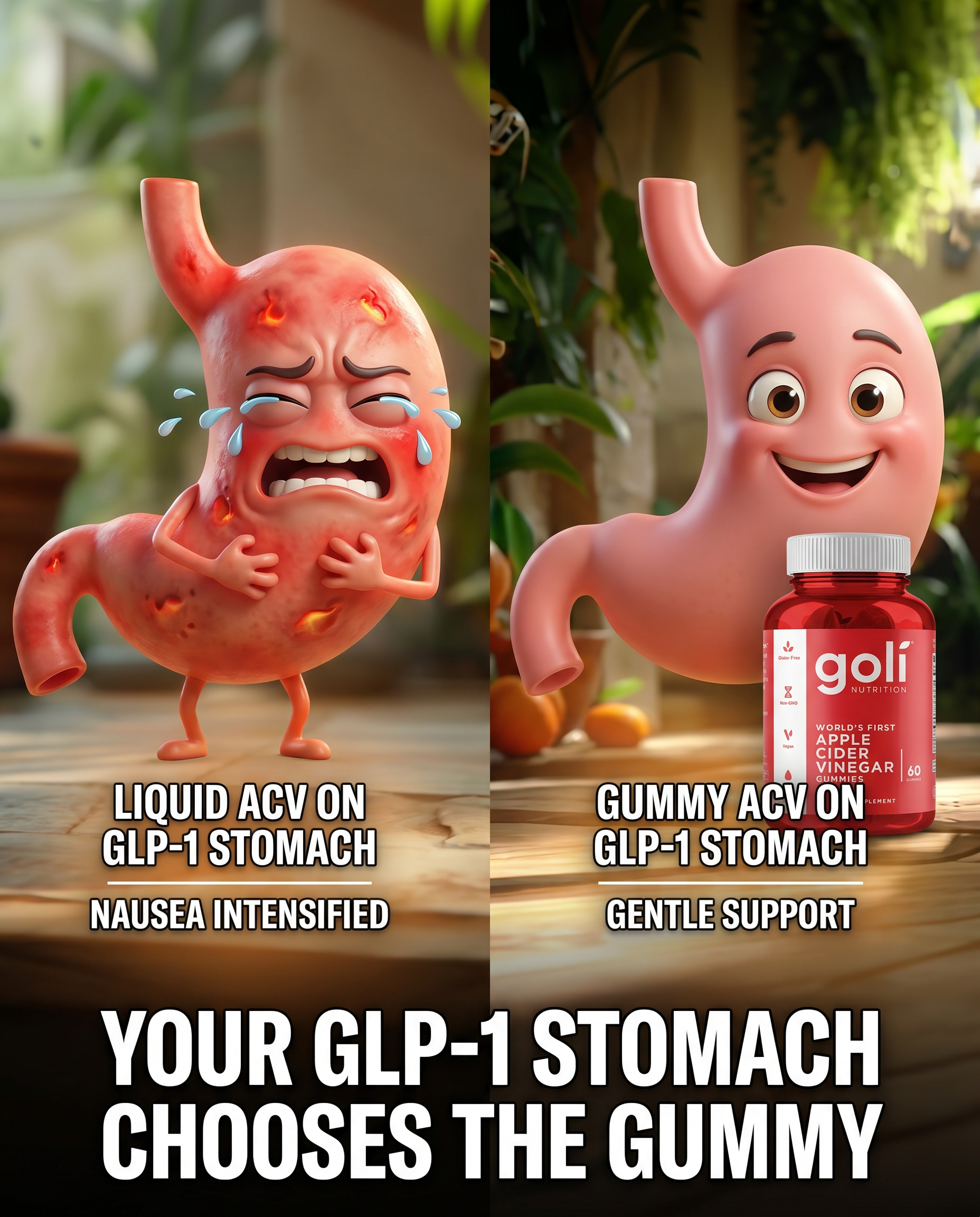 Goli Facebook ad: On a GLP-1 and Wiped by 3pm?