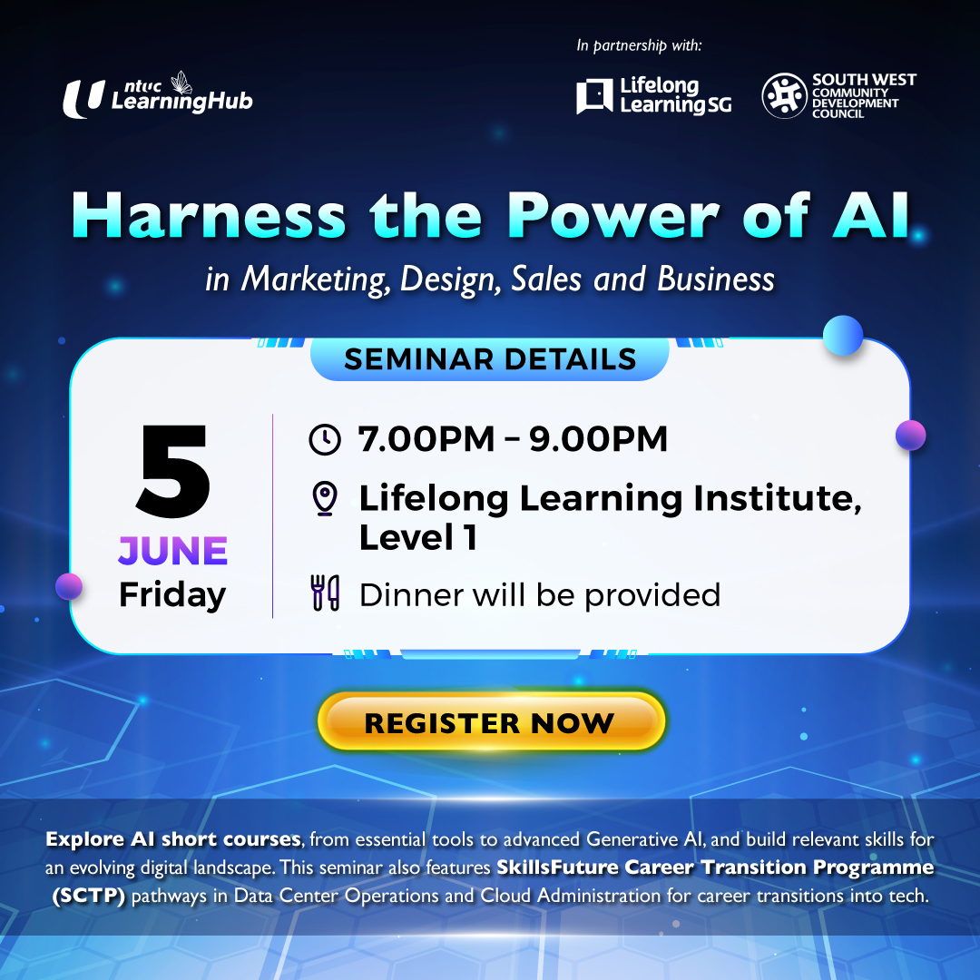 NTUC LearningHub Facebook ad