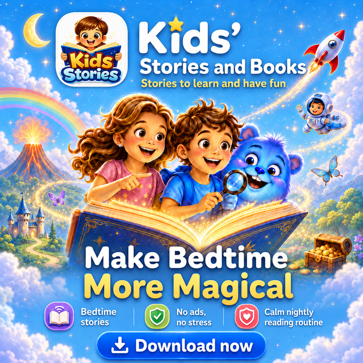Bedtime Stories & Fables Facebook ad