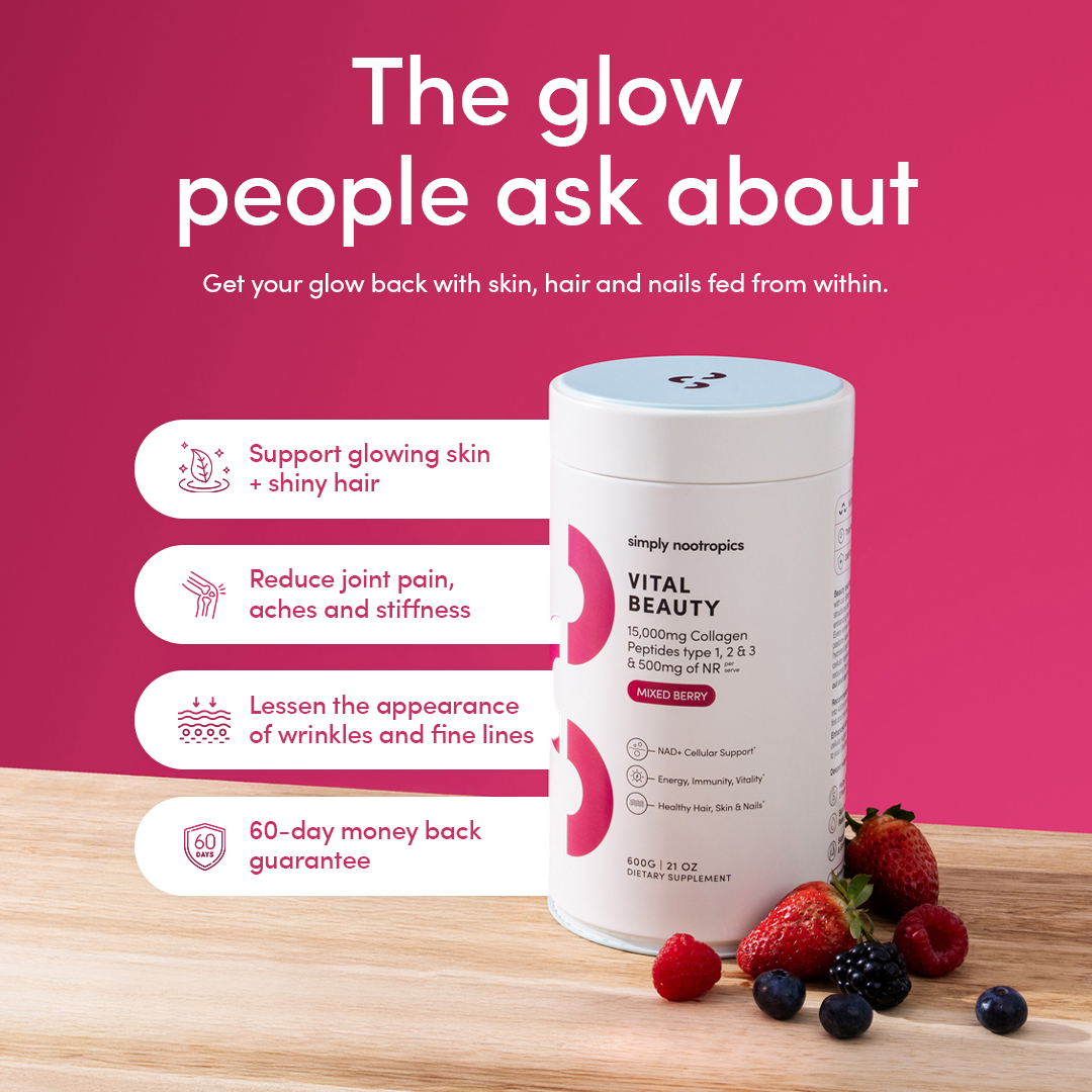 Simply Nootropics Facebook ad