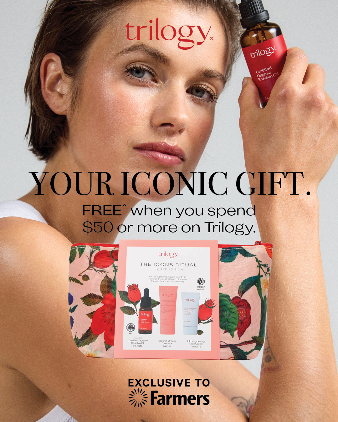 Trilogy Natural Skincare Facebook ad