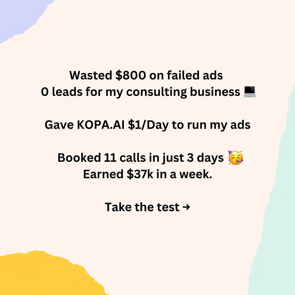 kopa.ai Facebook ad