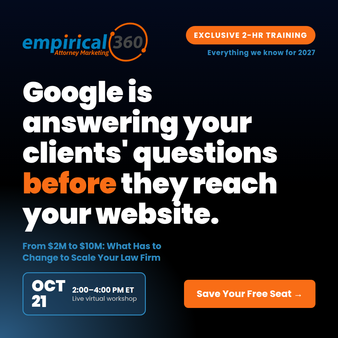 Empirical 360 Facebook ad: Google Changed. Have You?