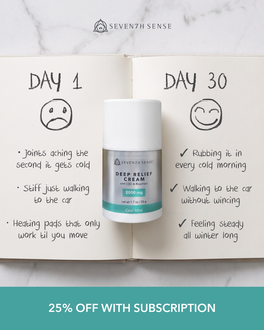 Seventh Sense Facebook ad: Mornings Feel Different Now