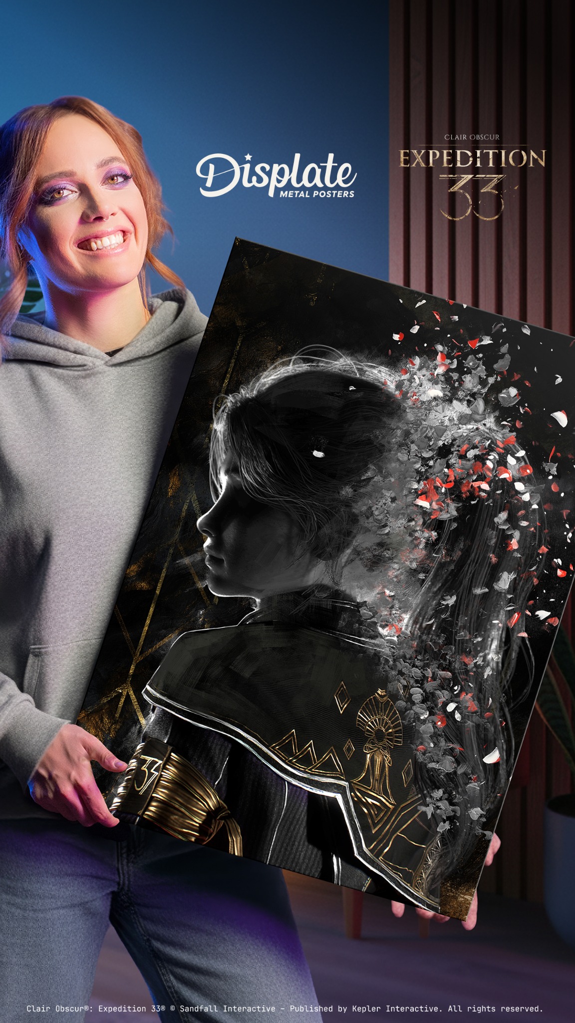 Displate Facebook ad