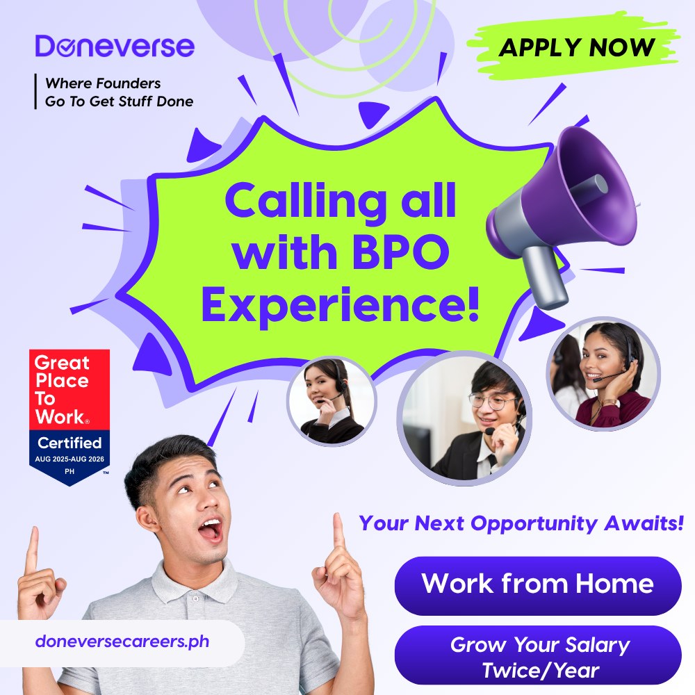 Doneverse - Careers Facebook ad