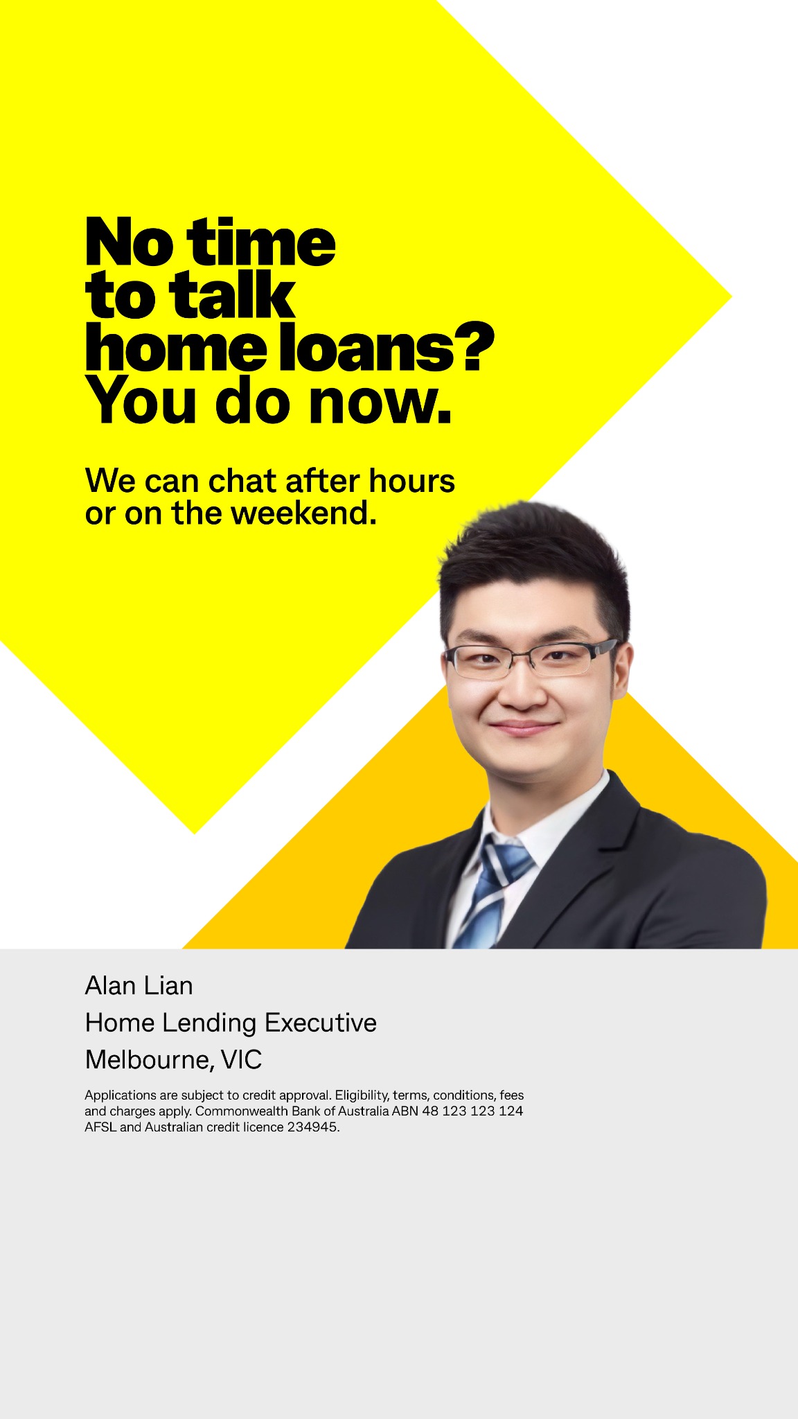 Commonwealth Bank Facebook ad