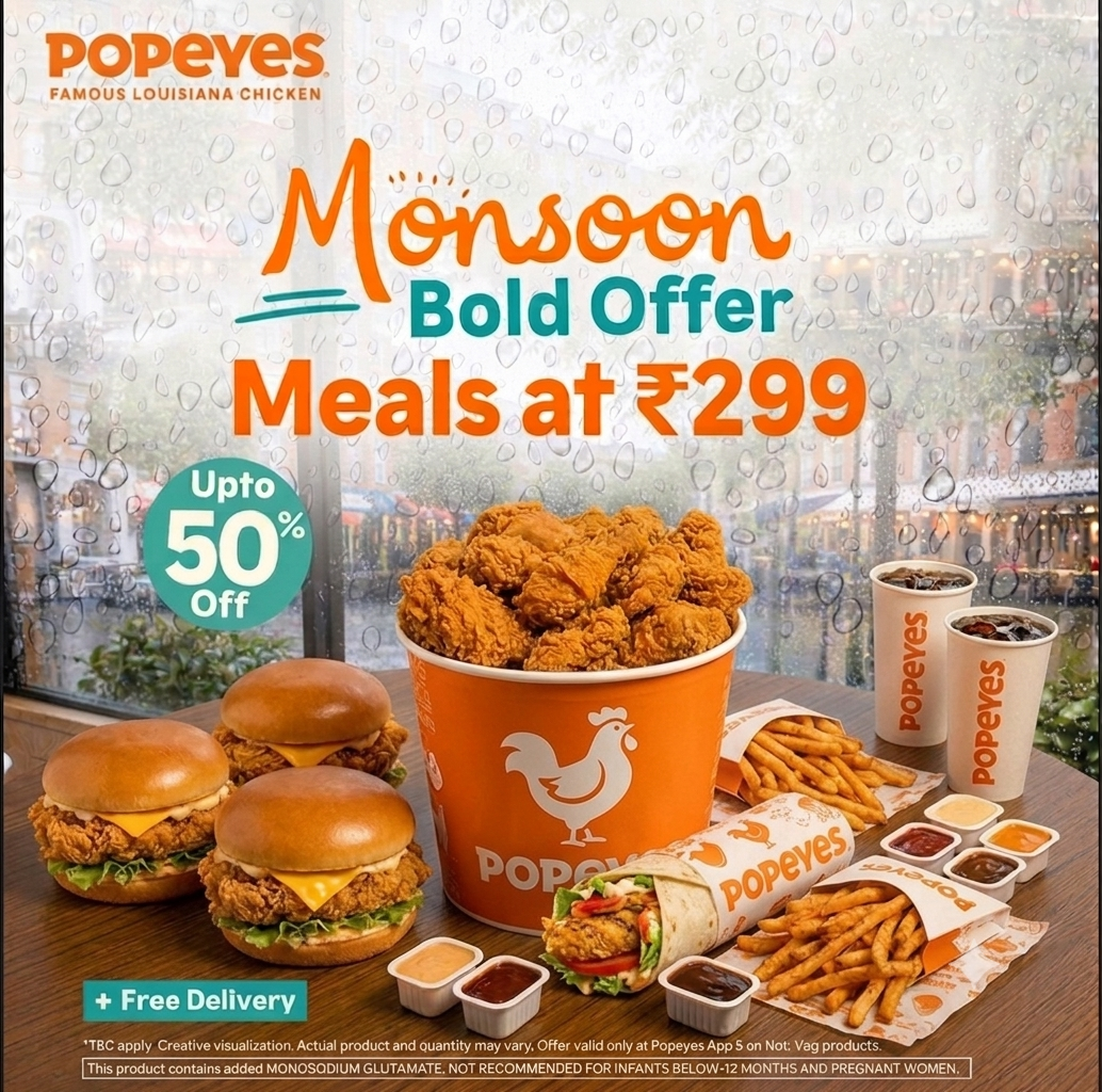 Popeyes India Facebook ad