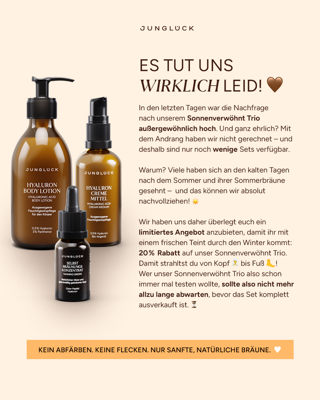 Junglück Facebook ad