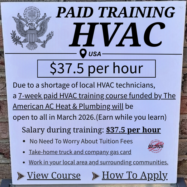 Home services-08 Facebook ad: 7-Week HVAC Paid Training