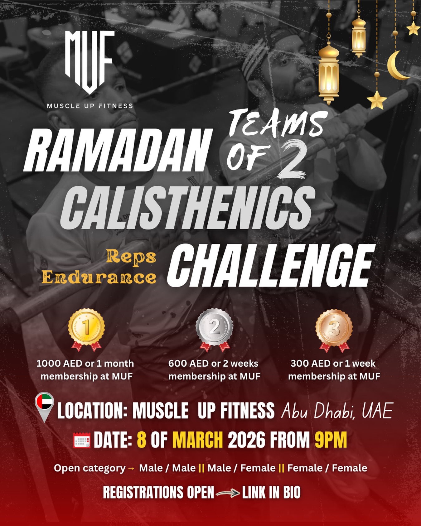 Muscle Up Fitness Facebook ad