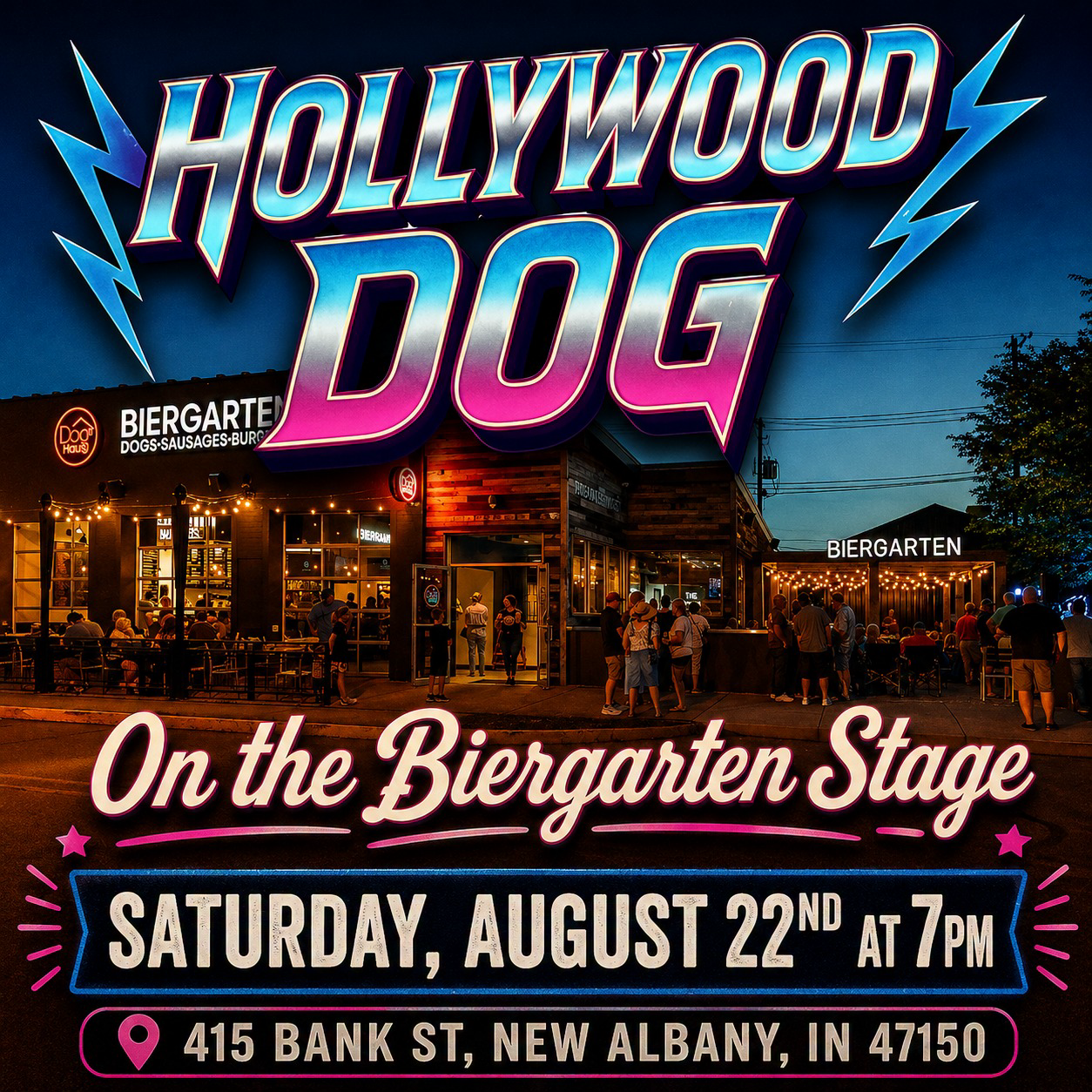 Dog Haus Biergarten New Albany  Facebook ad