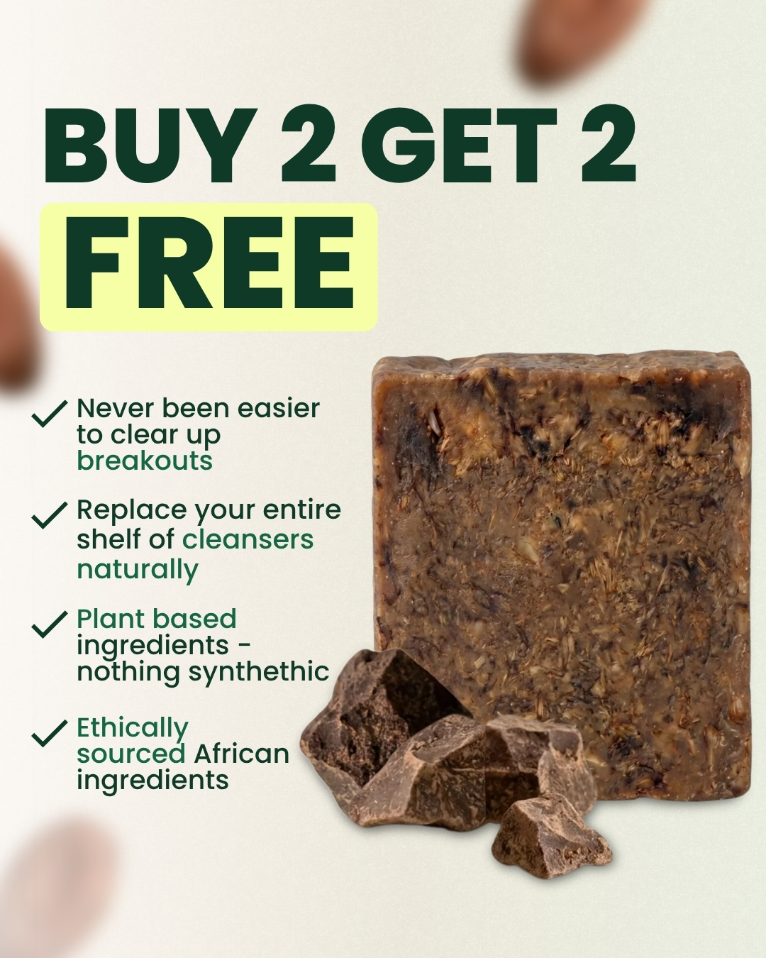 Melanin Bible Facebook ad: This Is African Black Soap, The Real One
