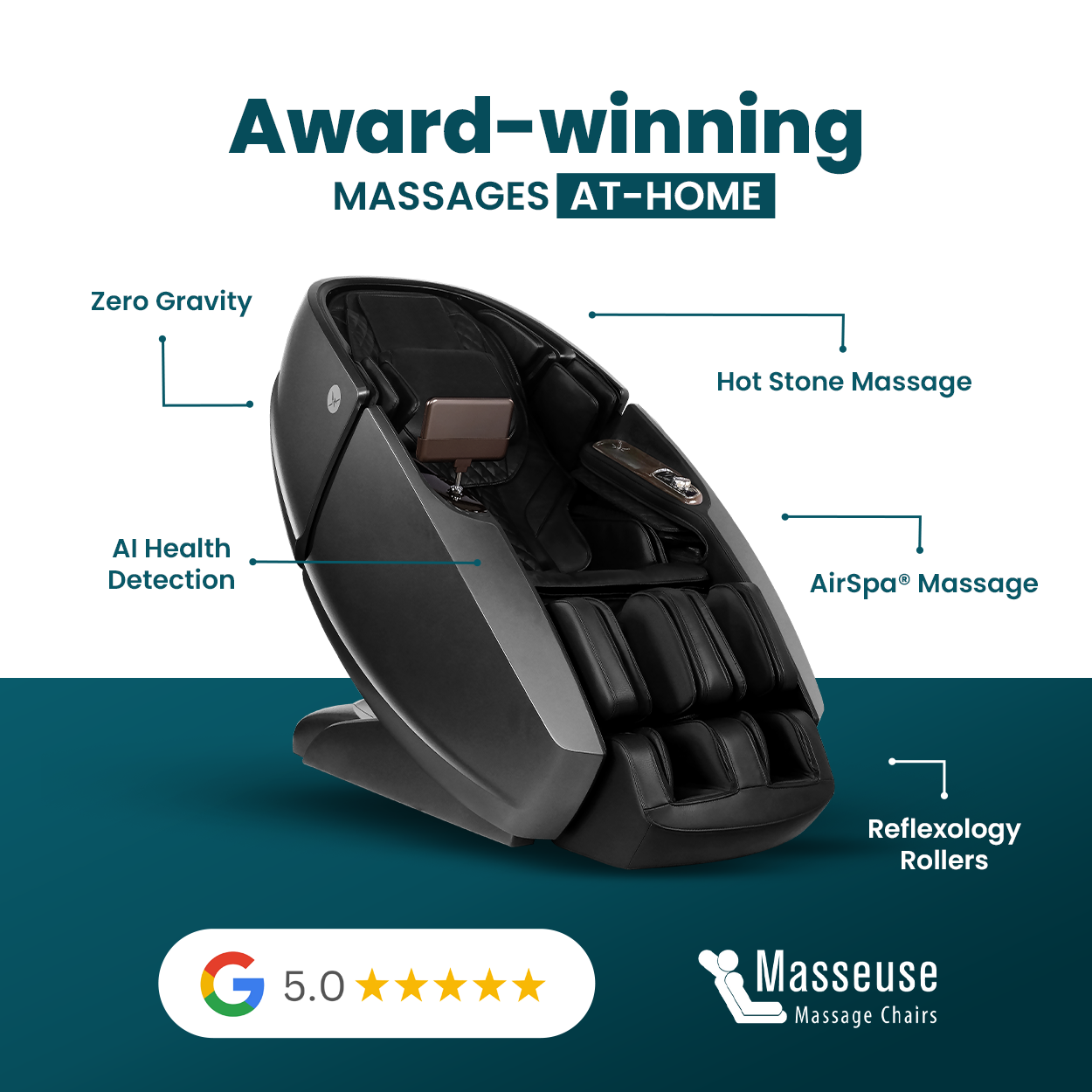 Masseuse Massage Chairs Facebook ad