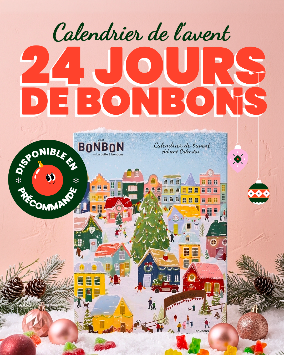 La boîte à bonbons Facebook ad