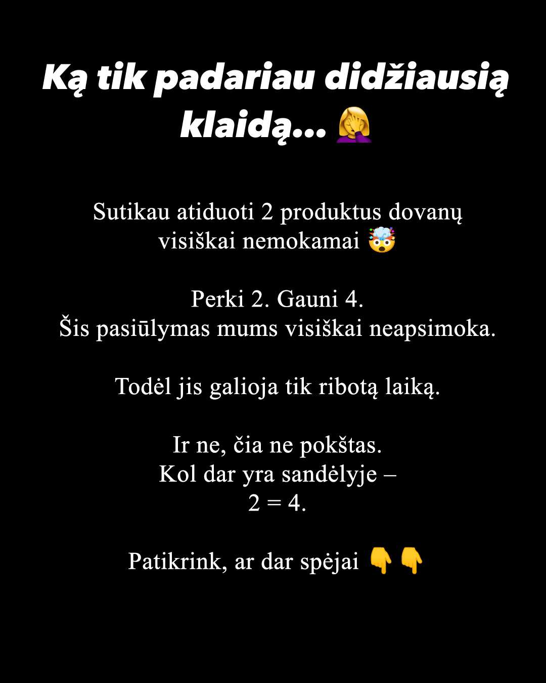Tavo Šampūnas Facebook ad