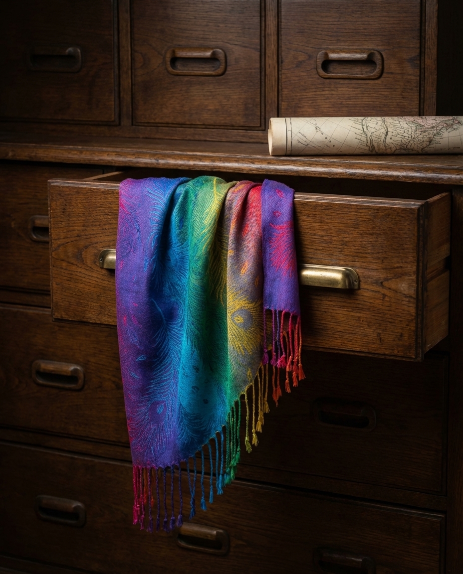 Harper-Heights Online Facebook ad: Boho Cashmere Wrap