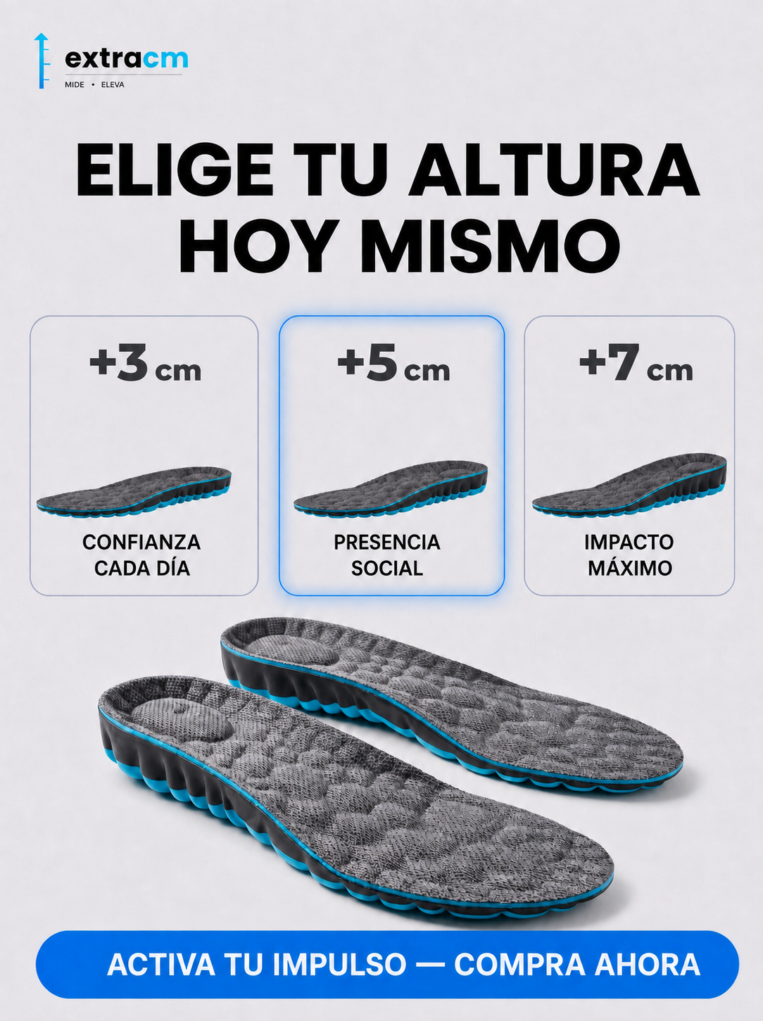 Extracm Facebook ad: Deja de ser el bajito del grupo