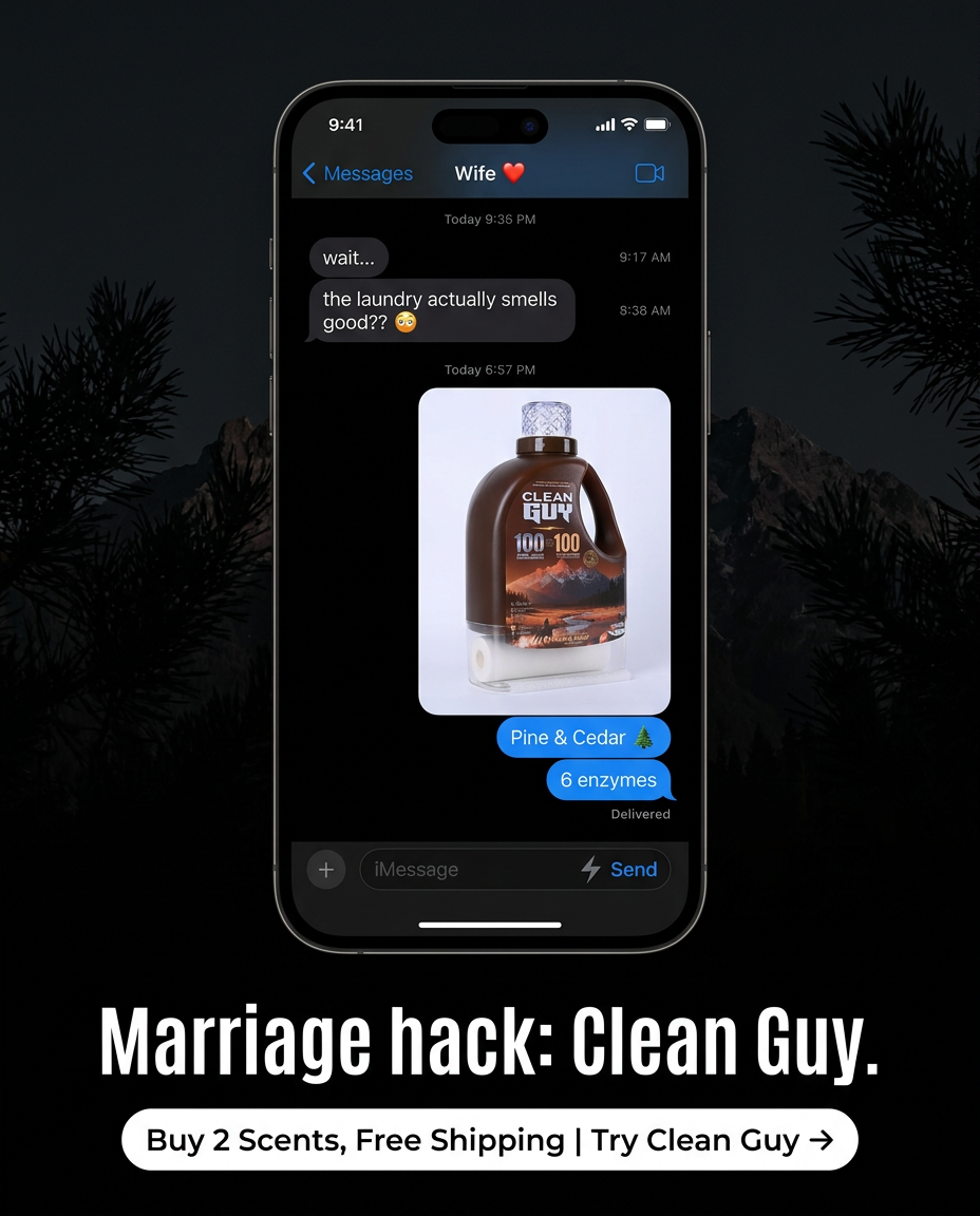 Clean Guy Facebook ad