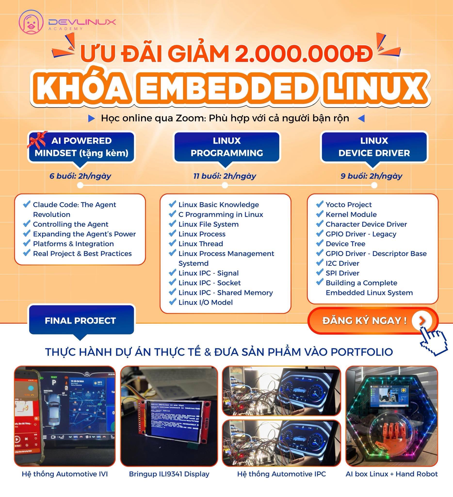 Devlinux Facebook ad: ĐỪNG ĐỂ BẰNG ĐẠI HỌC LÀ TẤM VÉ…