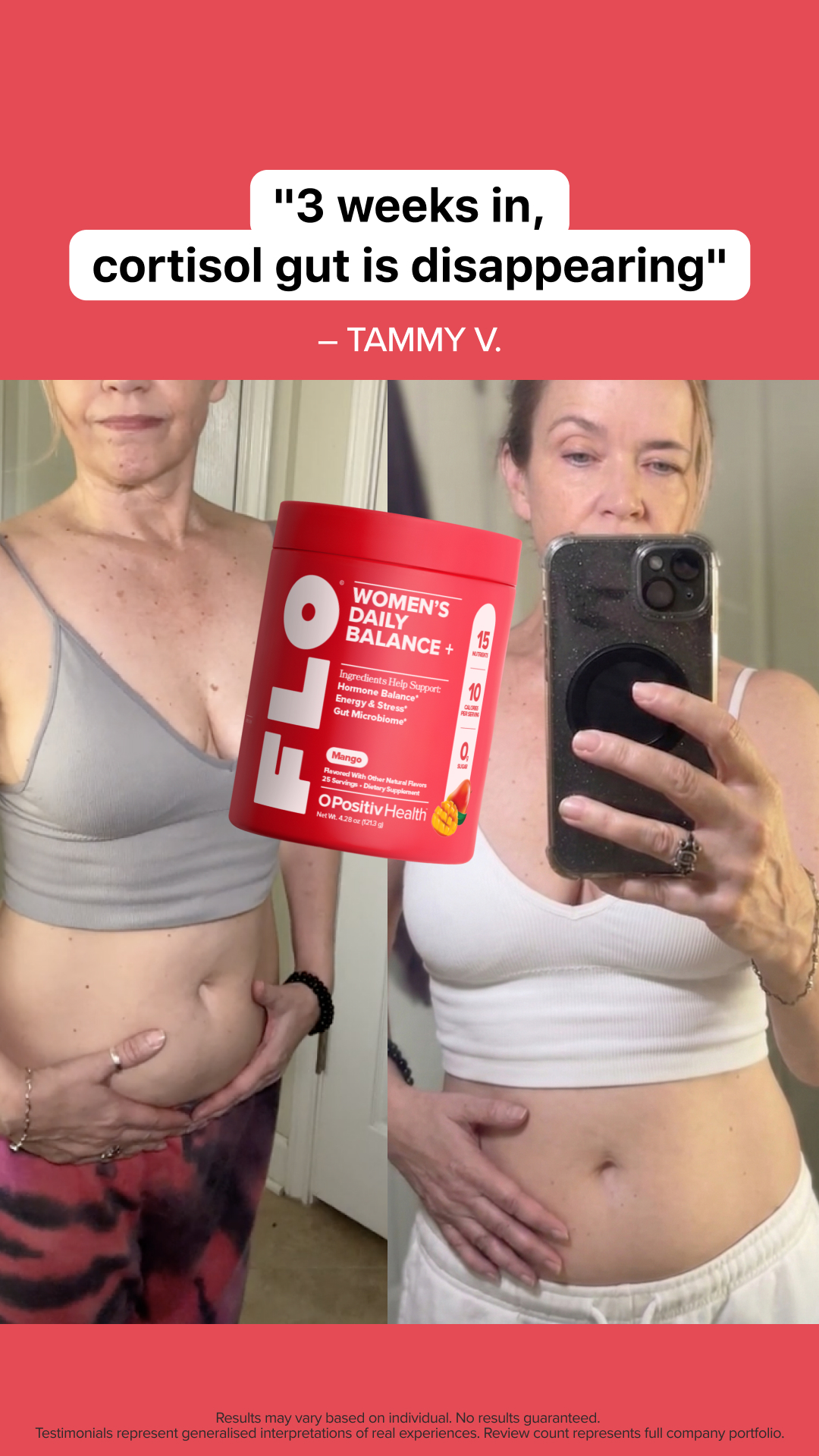 O Positiv Women's Health Facebook ad