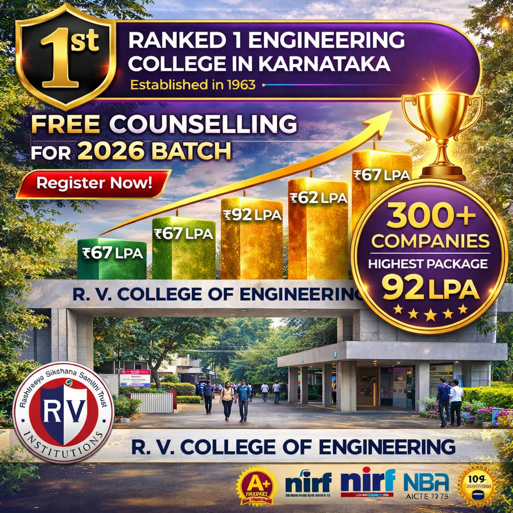 Indian Educational Solutions Facebook ad: RV College Admission Open
