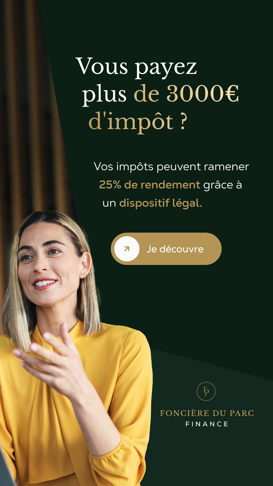 Foncière du Parc Finance Facebook ad from Jun 8, 2026