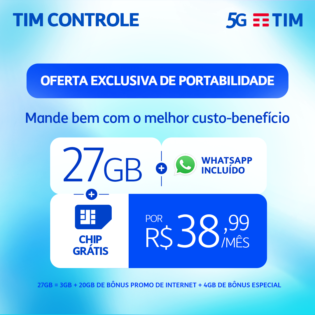 TIM Brasil Facebook ad from Jun 1, 2026