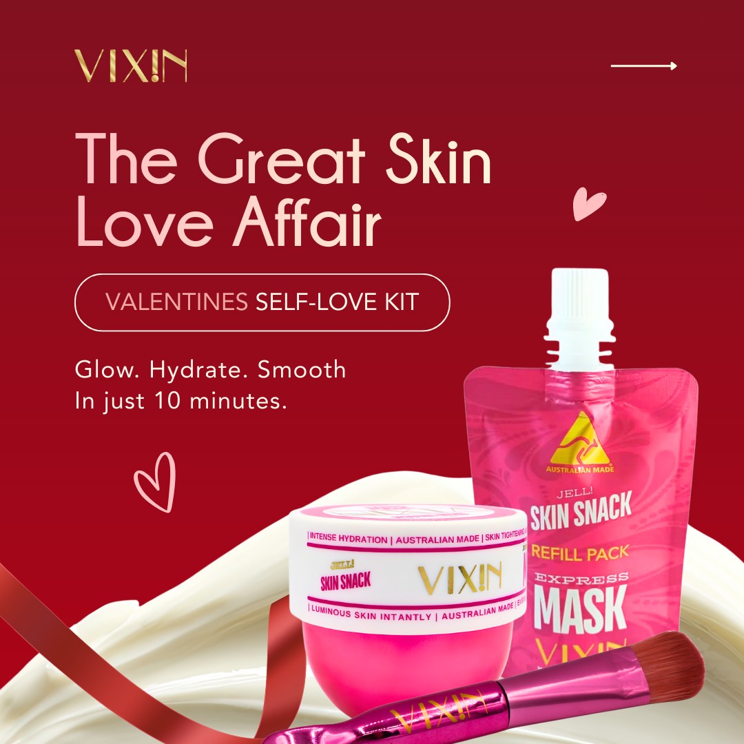 Vixin Facebook ad: Fall in love with skin that’s smooth, hydrated…