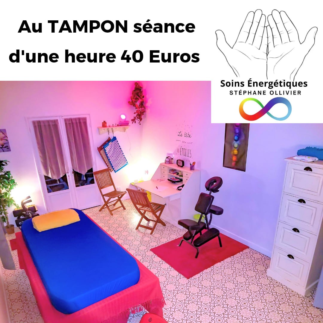 Stéphane Soins Énergétiques Magnétiseur Facebook ad: Soins Énergétiques au Tampon