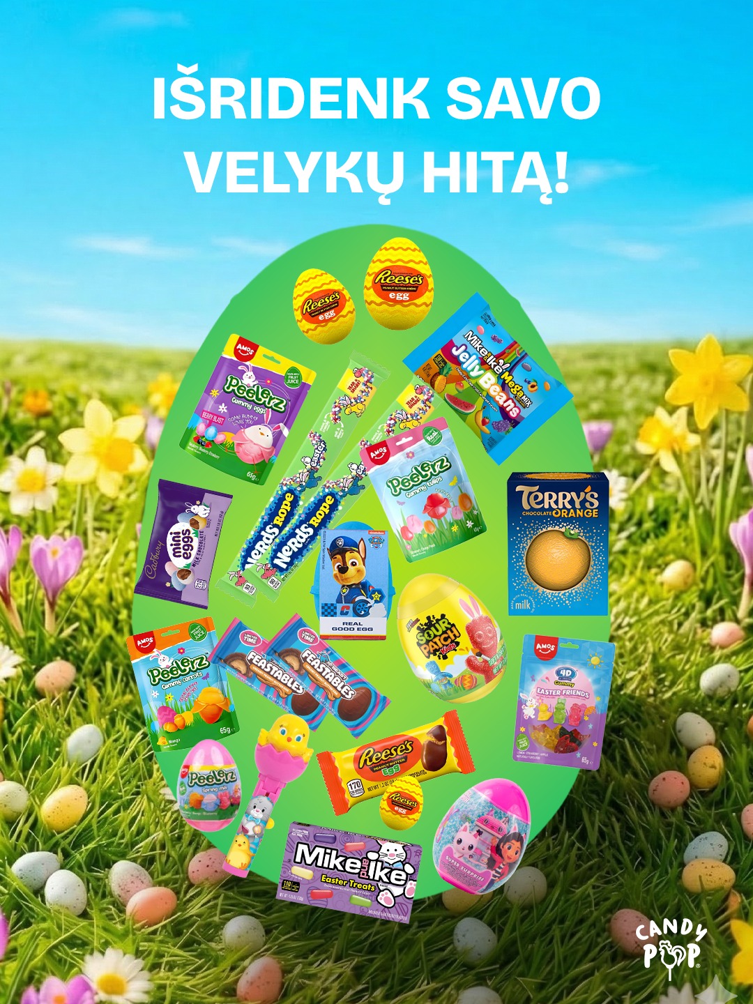Candy POP Facebook ad