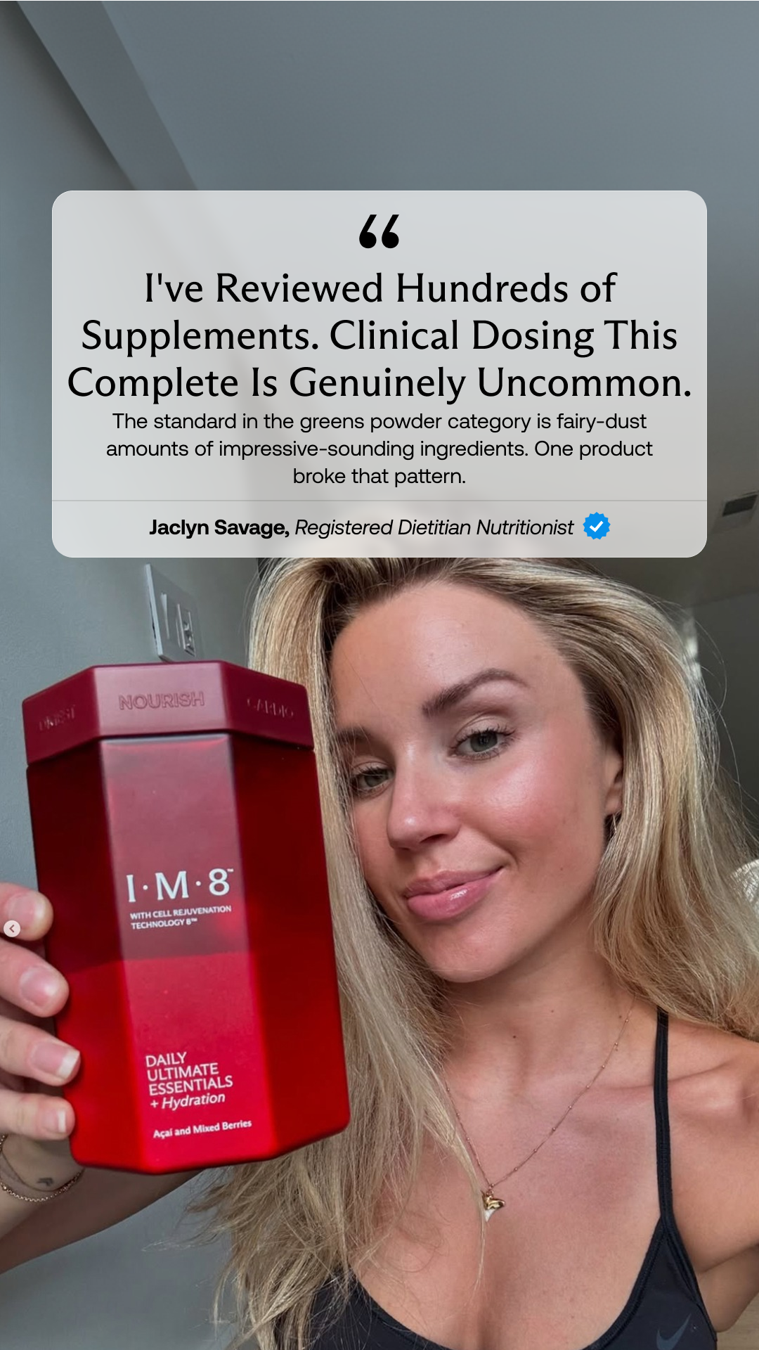 JMK Nutrition Facebook ad