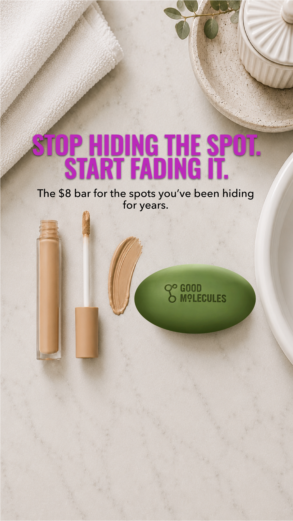 Good Molecules Facebook ad