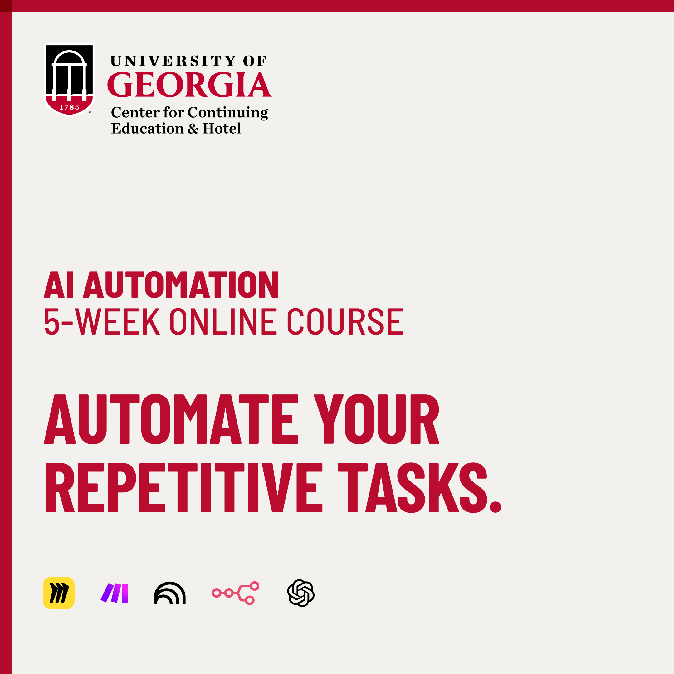 University of Georgia Center for Continuing Education Facebook ad
