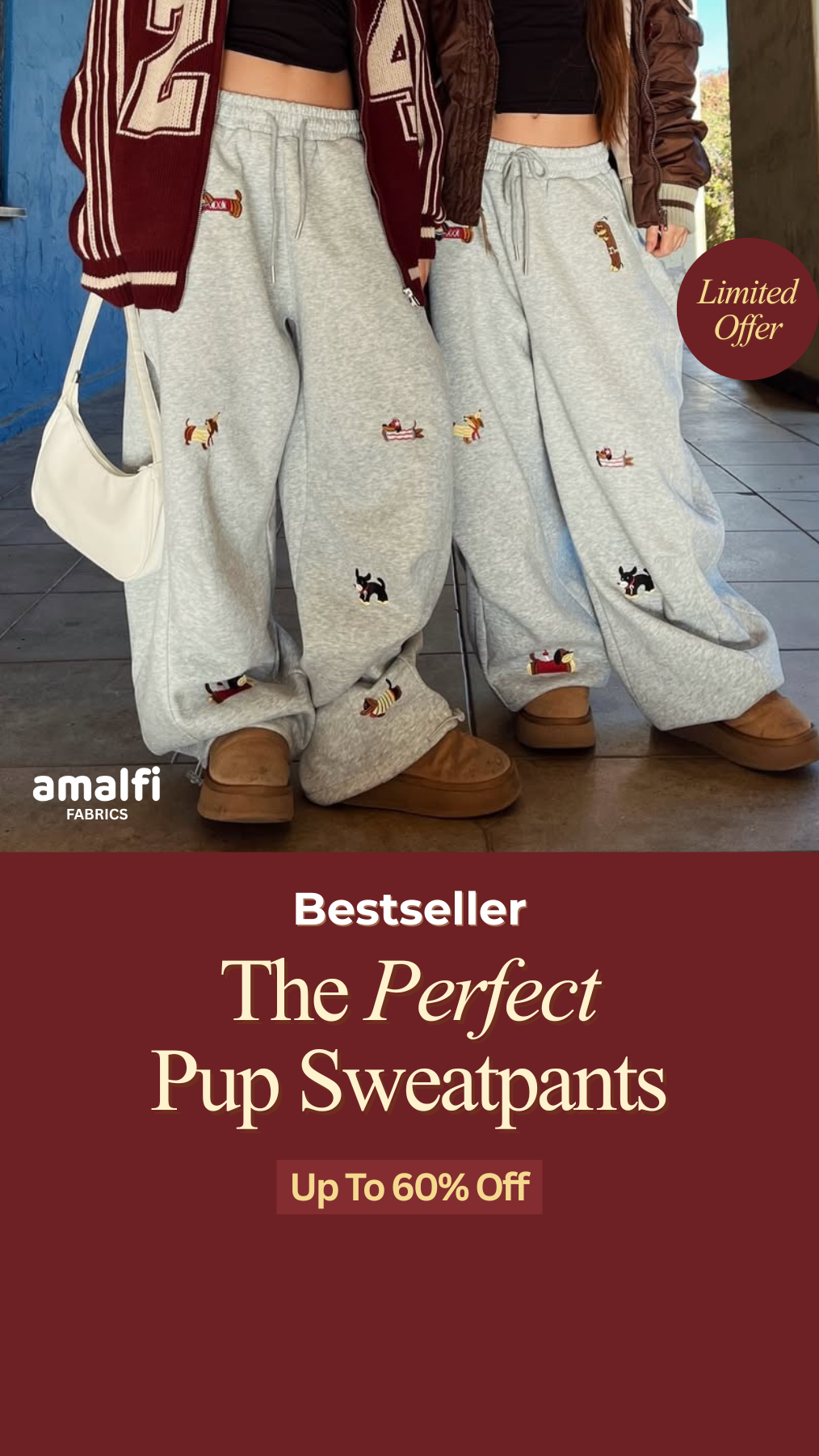 Amalfi fabrics Facebook ad