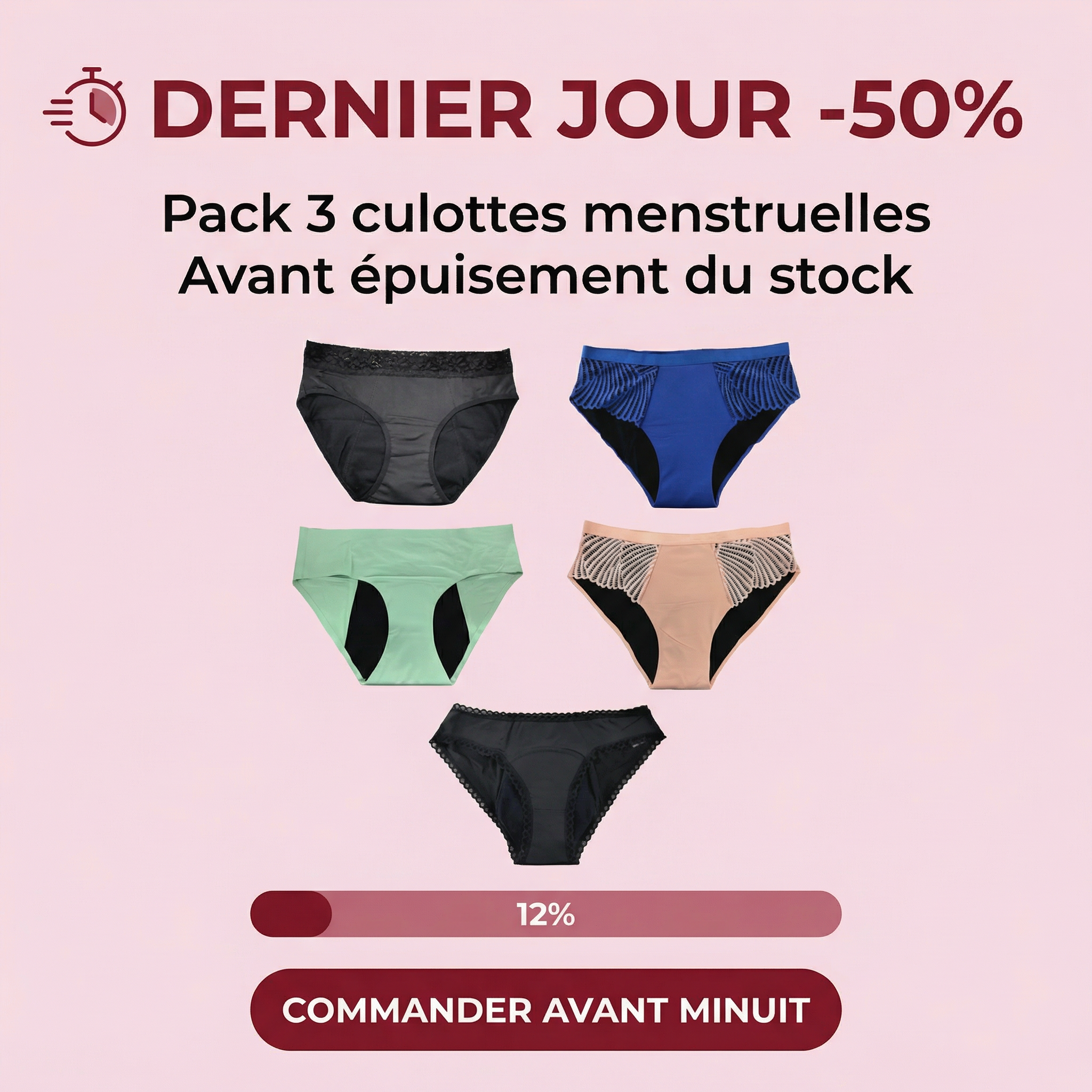 Blinx Facebook ad: La culotte qui change TOUT!