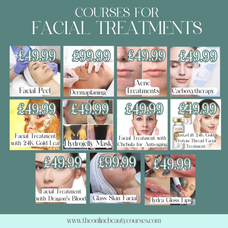 The Online Beauty Courses Facebook ad: OVER 150+ FULLY ACCREDITED CPD BEAUTY COURSES up to 80%…