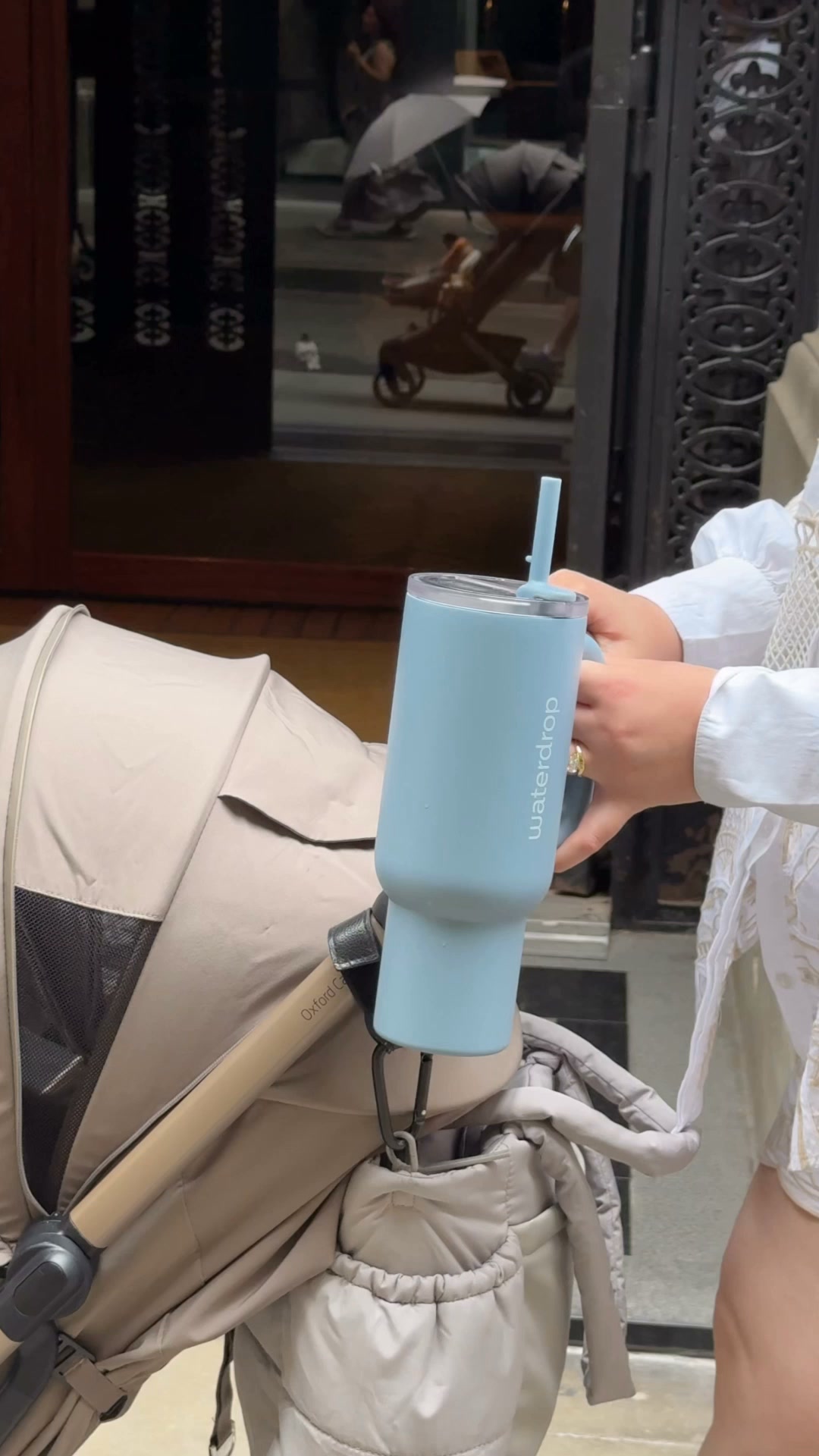 waterdrop Facebook ad: SO TRINKST DU ALS MAMA GENUG WASSER