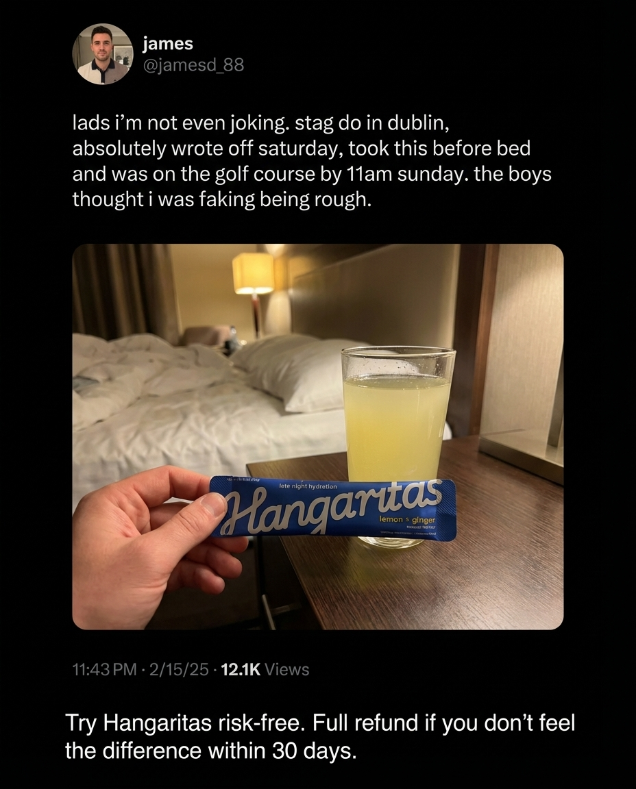 Hangaritas Facebook ad