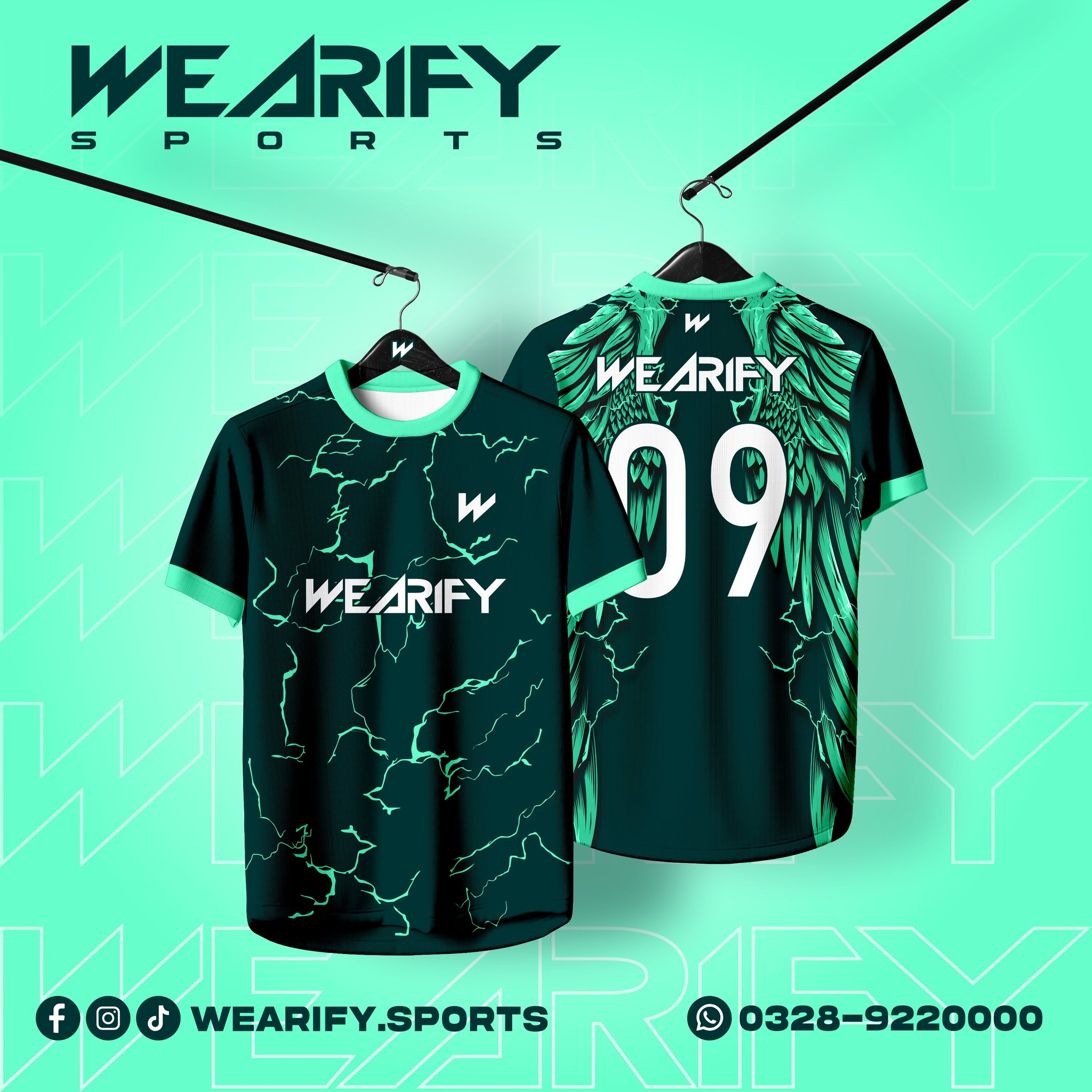 Wearify Facebook ad: 𝐖𝐞𝐚𝐫𝐢𝐟𝐲 𝐂𝐮𝐬𝐭𝐨𝐦 𝐒𝐩𝐨𝐫𝐭𝐬𝐰𝐞𝐚𝐫…