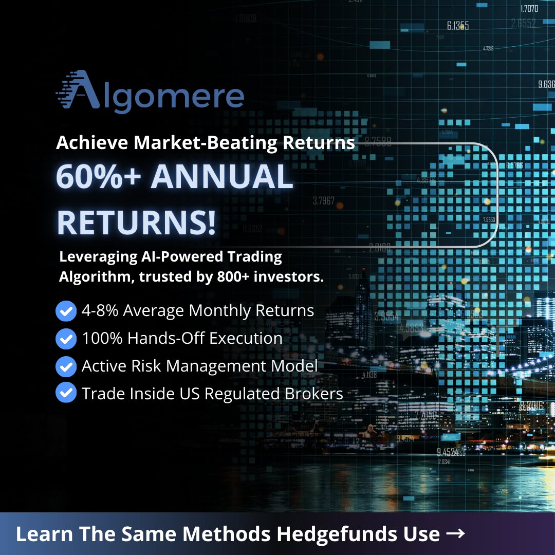 Algomere Facebook ad: Looking to diversify your portfolio?