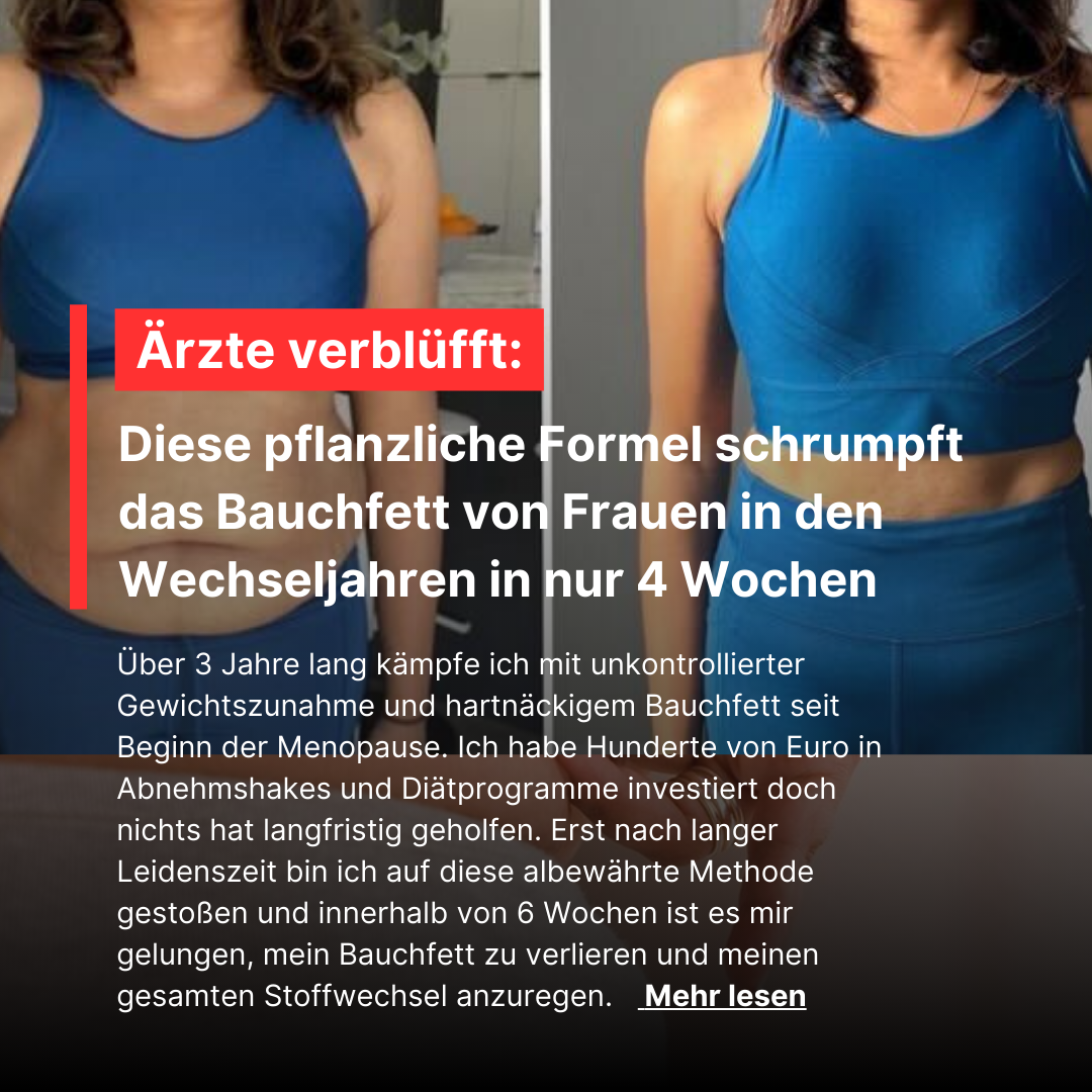 Gesundheitspiegel Facebook ad: Der größte Fehler bei Hormon-Bauchfett