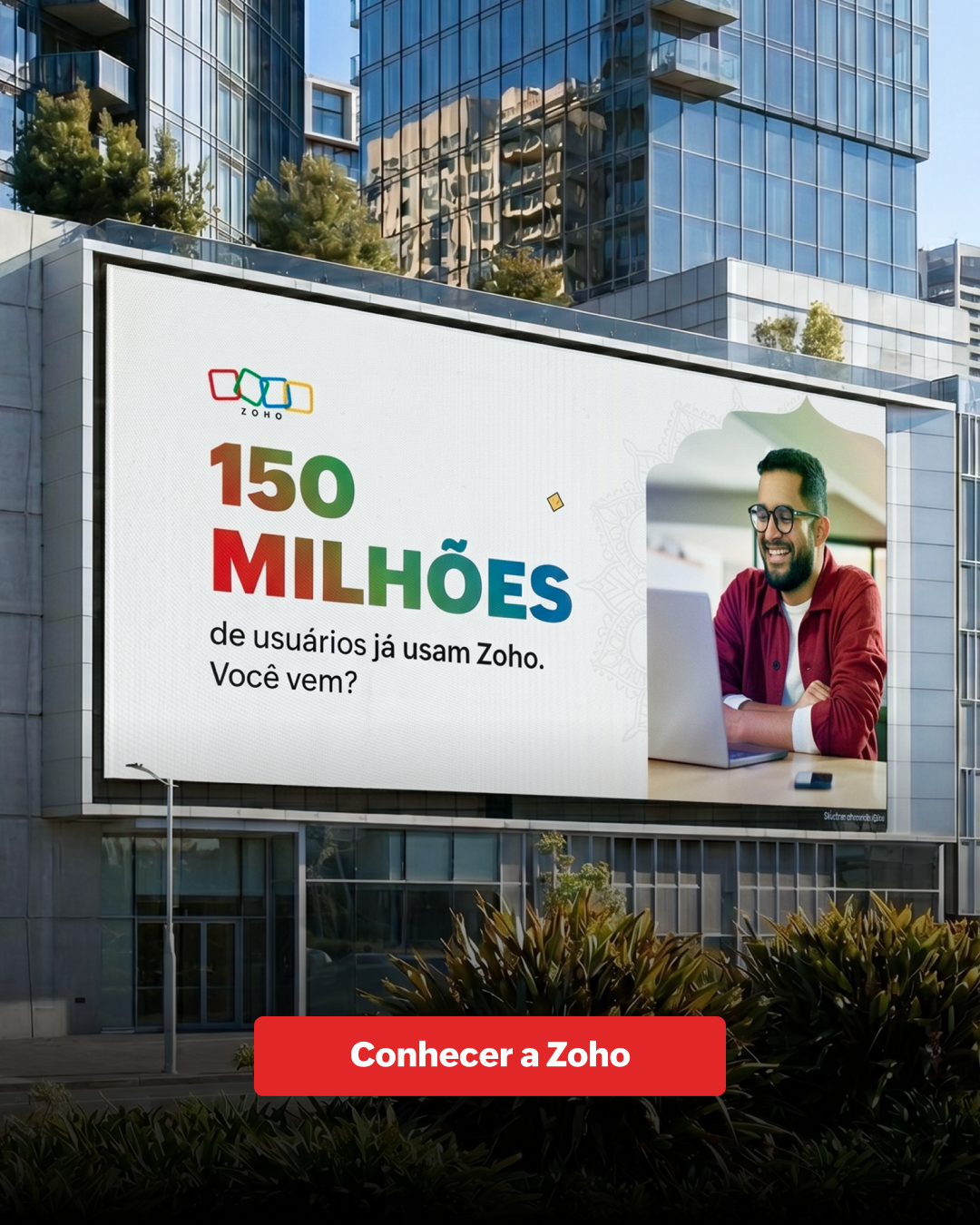 Zoho Brasil Facebook ad from Jun 12, 2026