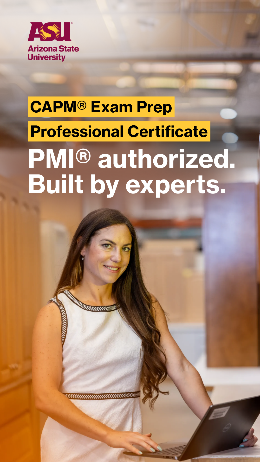 Arizona State University CareerCatalyst Facebook ad: Project managers are in demand. Start now