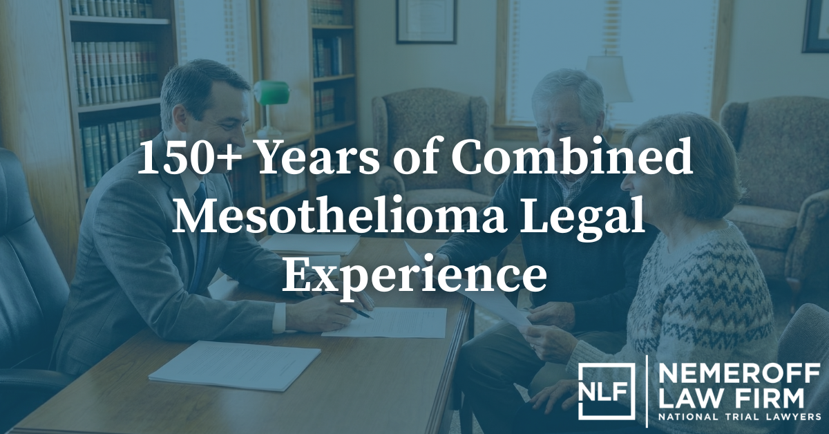 Nemeroff Law Firm Facebook ad: See If You Qualify for Mesothelioma Compensation