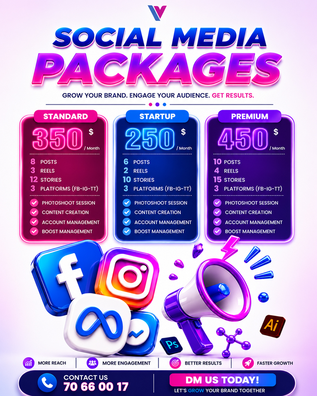 Viral Vibes Facebook ad: Contact Us!